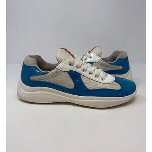 Prada Americas Cup Sneaker Light Blue Size 9 US 8 Prada